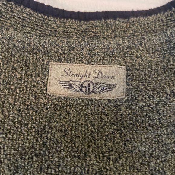 Cal Poly Straight Down golf Long Sleeve M V Neck Pull Over - Picture 8 of 9